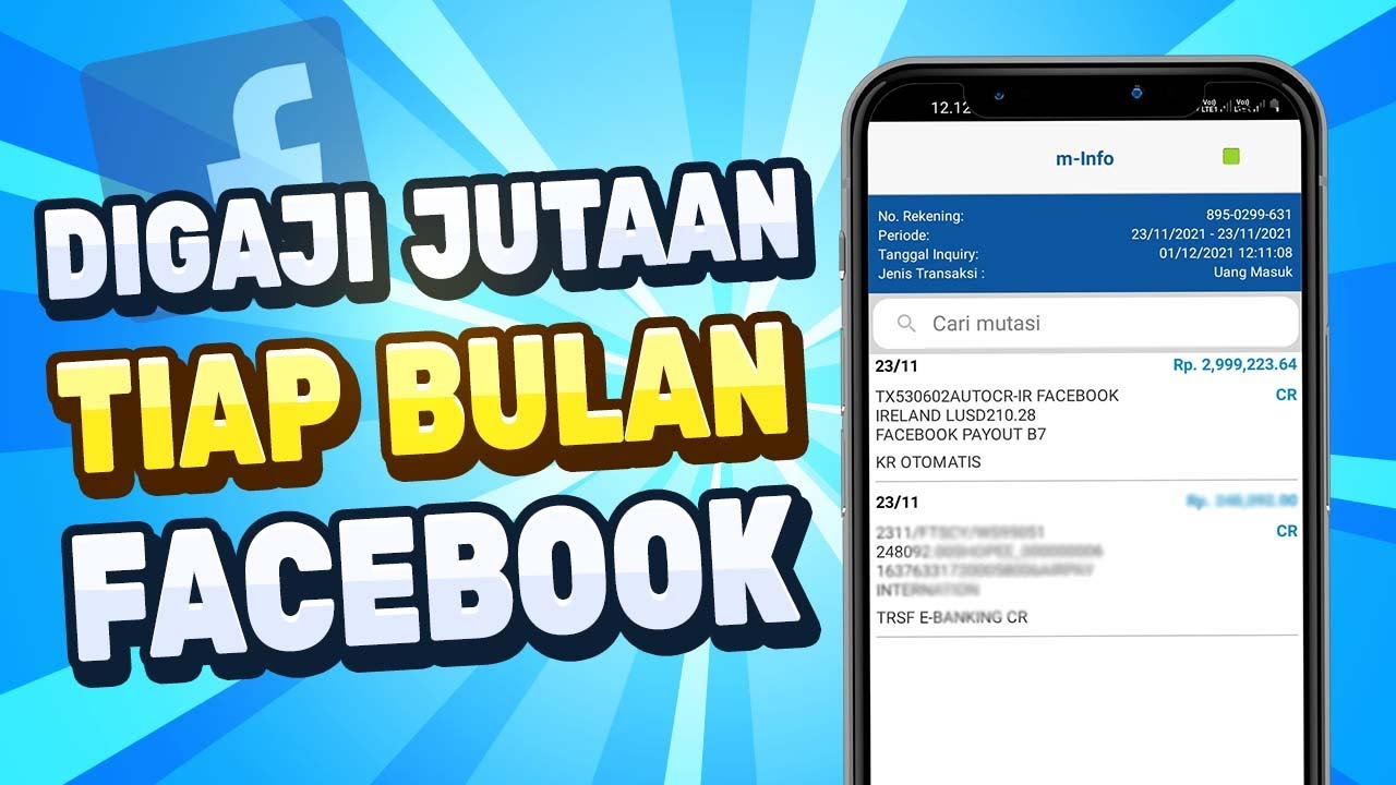 Cara Mendapatkan Uang Termudah Lewat Facebook Asli