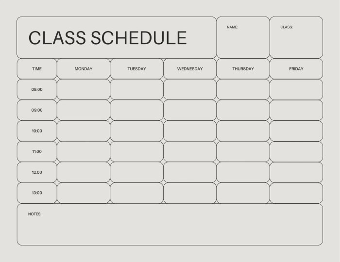 Cara membuat daftar jadwal piket kelas aesthetic pakai canva
